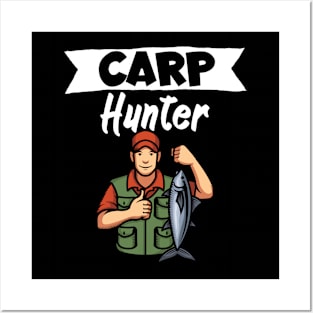 Carp hunter Posters and Art